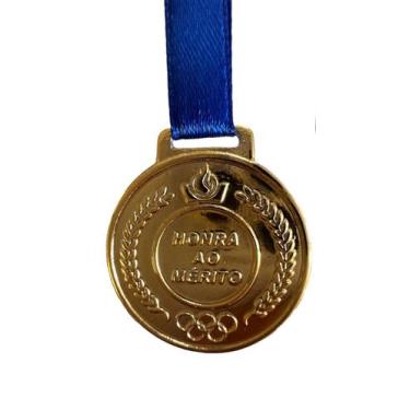 Imagem de Conjunto de 20 Medalhas Campeonato Honra ao Mérito Fita Azul - Click A
