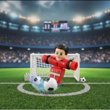 Imagem de Jogo Mesa Futebol Fut Craques Articulado Chuta Bola Solo - MULTIKIDS