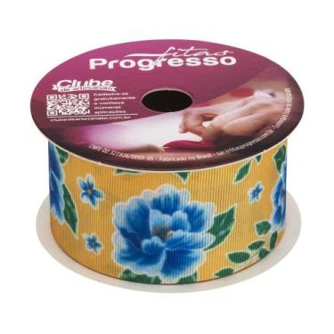 Imagem de Fita de Cetim 38mm - Rolo com 10 metros Cor do pacote:Flores - Fitas P