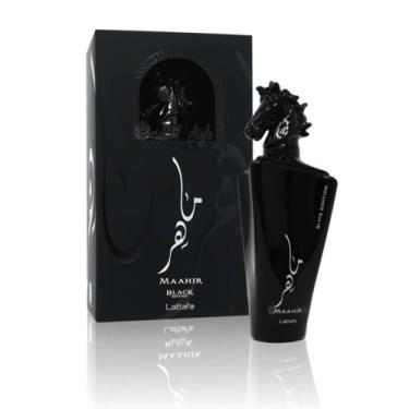 Imagem de Perfume Arabe Maahir Black Edition EDP 100ml  Masculino Intenso  Amade