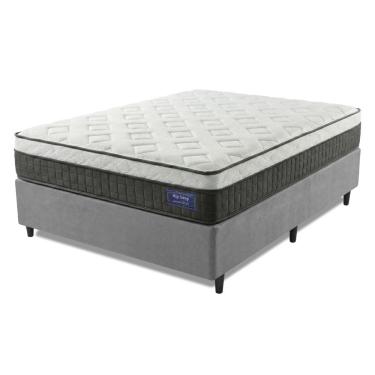 Imagem de Cama Box Desmontável Colchão King Molas Ensacadas Euro In Atlantic 193x203x66cm