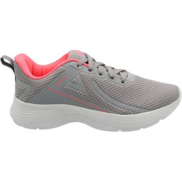 Imagem de Tênis Esportivo Lynd Essential Texturizado Feminino, Cinza, 36