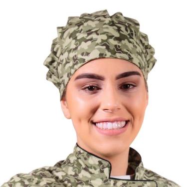 Imagem de Touca Gorro Para Chef Cozinha Unissex Estampas Variadas Cores Outlet D