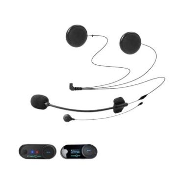 Imagem de Fone De Ouvido Universal 2 Em 1 Para Capacete De Moto, Microfone De 5 