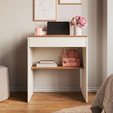 Imagem de Escrivaninha Para Computador com 1 Gaveta Home Office Quarto Resistent