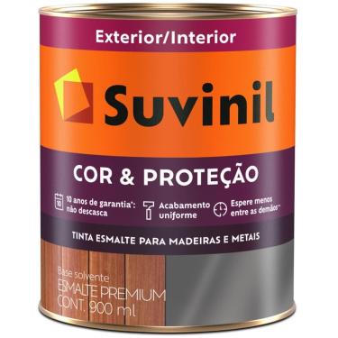 Imagem de Tinta Esmalte Sintético Cor e Proteção Fosco para Madeira e Metal 900ml Verde Escolar - 53404004 - SUVINIL
