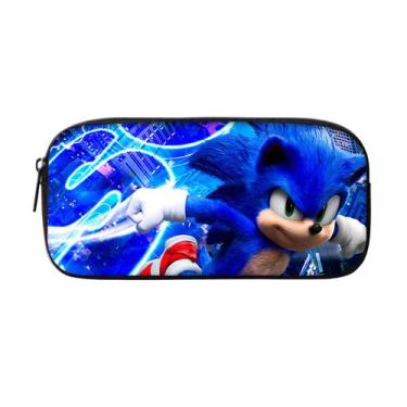 Imagem de Estojo Escolar Game Ouriço Azul 4 Volta as Aulas - Mochila