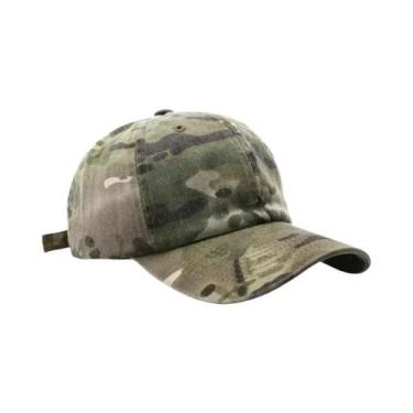 Imagem de Boné De Camuflagem Unissex Para Caminhada, Estilo Baseball, Algodão Nã