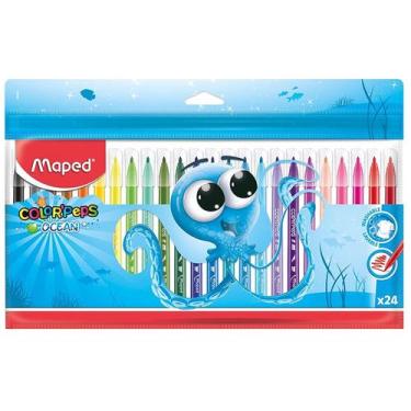 Imagem de Canetas hidrográficas Color Peps Ocean 24 cores Maped