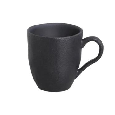 Imagem de Caneca Em Cerâmica Orgânico Preto Matte 273ml Porto Brasil