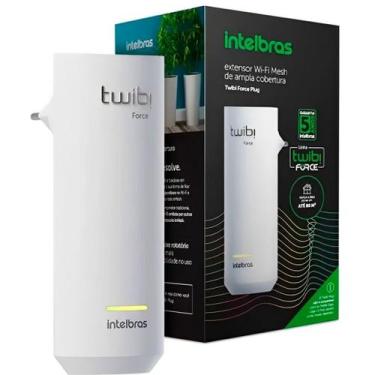 Imagem de Repetidor Mesh Wifi 5 Dual Band Twibi Force Plug Branco Intelbras