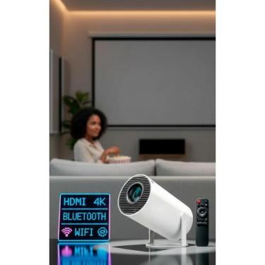 Imagem de Projetor Portátil 4K Android Smart Wifi Cinema em Casa - Congratulatio