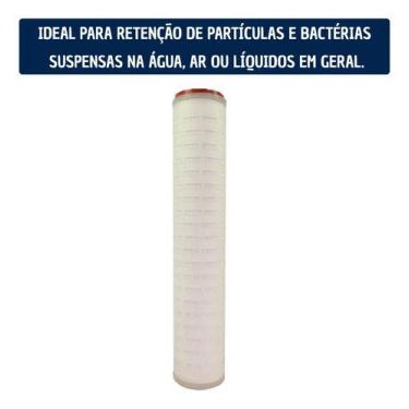Imagem de Kit 4 Refis Plissado 20 Absoluto 0.22 Micras Bacteriológico Branco - R