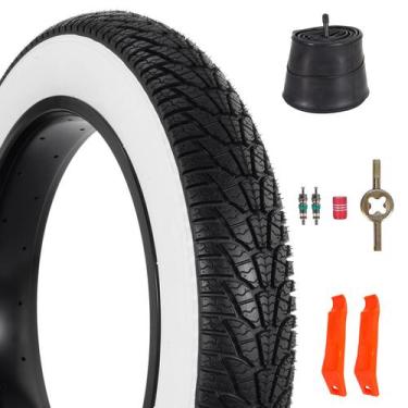 Imagem de Pneu para Bicicleta RUHUO 26x4.0 Fat com Espátulas