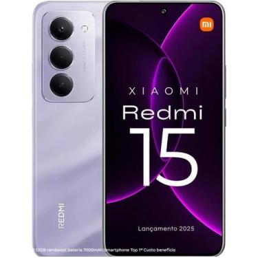 Imagem de Xiaomi Redmi 15 256GB 8GB RAM Dual SIM Tela 6.9 Roxo, 256GB, Roxo