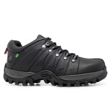 Imagem de Tênis Masculino Adventure Macboot Uirapuru 05 Couro Preto, 40