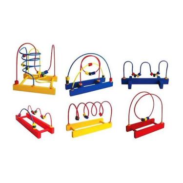 Imagem de Brinquedo Educativos Conjunto de Aramados 6 Peças - Sonho de Criança