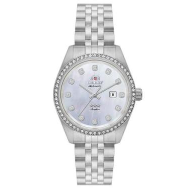 Imagem de Relógio Orient Automático 3 Estrelas Feminino - NH5SS001 B1SX Prata