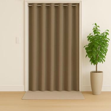 Imagem de Cortina de Porta Elegance Oxford 1,30 x 2,20m  Sala, Quarto, Cozinha o