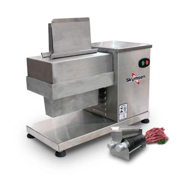 Imagem de Amaciador de Carne Elétrico Abs-hd com Kit Strogonoff Iscas 10mm 110V Inox Profissional Skymsen