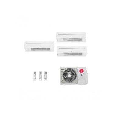 Imagem de Ar Condicionado Multi Split LG 3 Ambientes (Cassete 1 Via 1x9, 2x12) - Quente/Frio Wi-Fi 220V