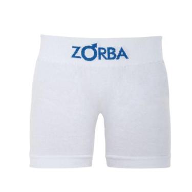 Imagem de Cueca Infantil de Algodão Boxer Seamless Zorba, P, Branco