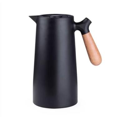 Imagem de Garrafa Térmica Café Chá 1 Litro - Ravi Presentes Ltda, Preto
