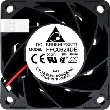 Imagem de Cooler FFC0624DE 24V 30W 1.25A 2L 2P 60X60X38 Original - Delta Electro