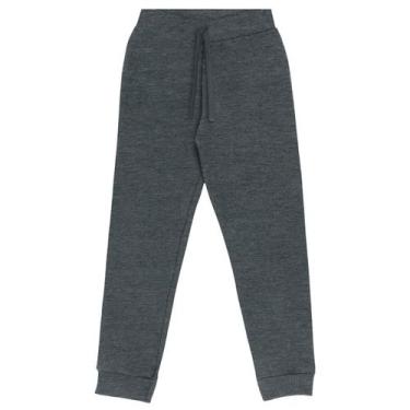Imagem de Calça Masculina Infantil Em Moletom Peluciado KYLY Tamanho:3Cor:Mescla