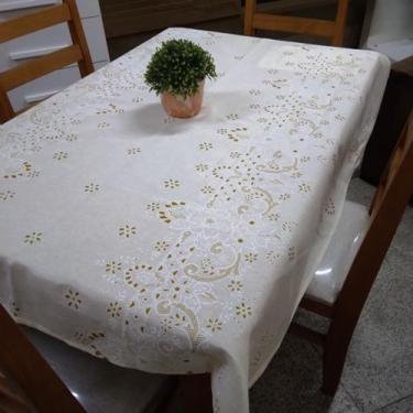 Imagem de Toalha de Mesa Dias Linhão 1,40 X 1,40 - RENDA MARFIM
