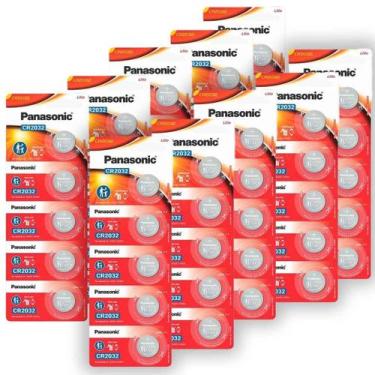 Imagem de CR2032 50 unidades Panasonic - 10 Cartelas
