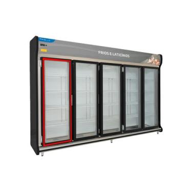 Imagem de Borracha Porta Freezer Expositor Polofrio Comercial 50x150, Cinza