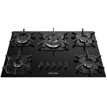 Imagem de Fogao Cooktop 5BCS Tripla Chama Mueller, Preto, Bivolt