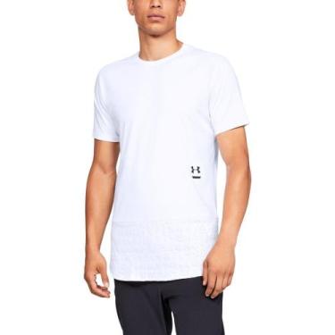 Imagem de Camiseta de Treino Masculina Under Armour Graphic, Branco, P