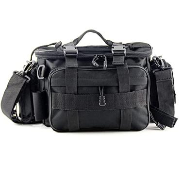 Imagem de Saco de equipamento de pesca Saco de armazenamento de equipamentos de pesca Saco de cintura organizador Saco de mensageiro bolsa de mão