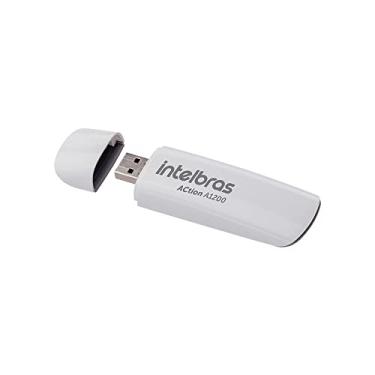 Imagem de Adaptador USB Wireless Intelbras Dual Band ACtion A1200 Branco