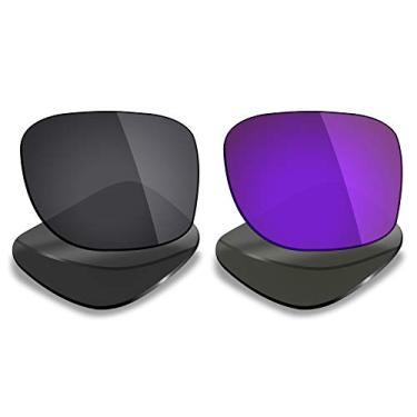 Imagem de Mryok 2 pares de lentes polarizadas de substituição para óculos de sol Oakley Plaintiff Squared – Opções