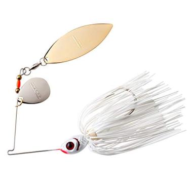 Imagem de BOOYAH Blade SpinnerIsca de pesca de robalo, branca de neve, tandem (1/4 g)