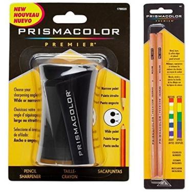 Imagem de Prismacolor Lápis liquidificador incolor (2 peças) e apontador de lápis Premier