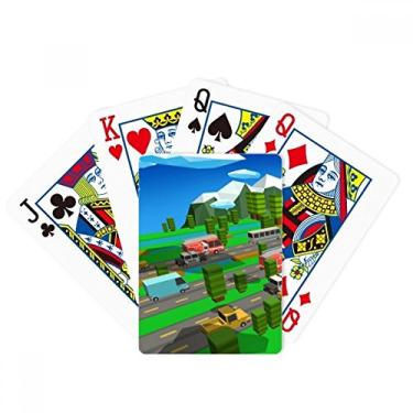 Imagem de DIYthinker Jogo de quebra-cabeça de desenho animado ChickenGo Pixel Poker Baralho de mesa presente