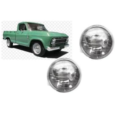 Imagem de Par Farol Sealed Beam D-10 1968 A 1985 180mm 12v