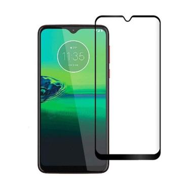Imagem de Pelicula Vidro 3D p/ Motorola Moto G8 Plus Cobre Tela Toda
