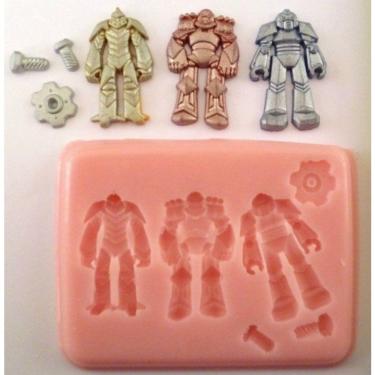Imagem de Molde De Silicone Transformes, Robo, Resina, Confeitaria, Biscuit Molds Planet
