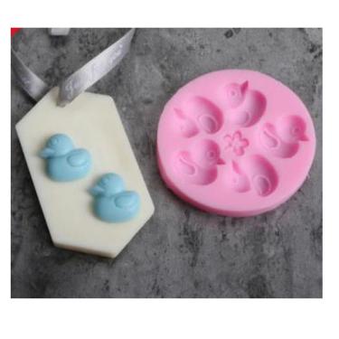 Imagem de Molde De Silicone Patinhos