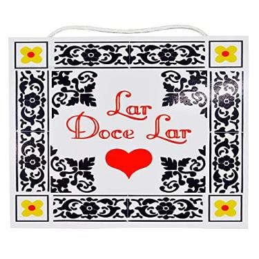 Imagem de Placa de Parede em Madeira Decorativa - Lar Doce Lar