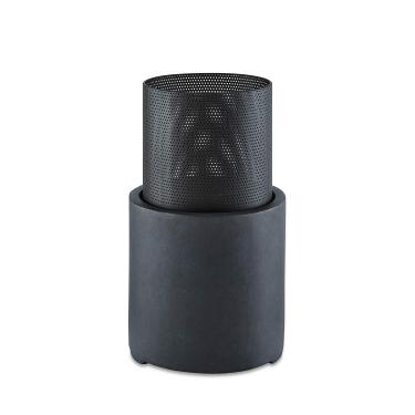 Imagem de Danya B. Decoração para pátio TFE980082 - Fogueira para quintal - Coluna de fogo de pedra sintética com fogo de madeira para ambientes externos de 55,88 cm