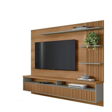 Imagem de Painel Home Tv 65'' Araruna Amêndoa / Titânio