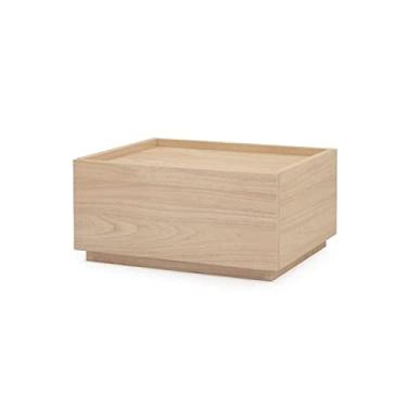 Imagem de Mesas laterais de cama simples quarto combinação armário armazenamento casa canto madeira armário mesa cabeceira sala de estar TV armário lateral mesa de cabeceira para quarto (cor : cáqui único)