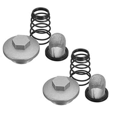 Imagem de Plugue de drenagem de óleo para GY6 50cc 125cc 150cc Moped Scooter Baotian Benzhou Taotao QMB139 157QMJ parafusos de mola de drenagem de óleo de motor - pacote com 2