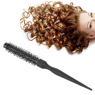 Imagem de Pente de cabelo rolo, escova de cabelo redonda Quiff rolo de tubo de alumínio preto pente de cabelo anti estática massagem oval pente de ventilação escova de cabelo pente de cabeleireiro pente de penteado ferramenta de penteado (15)